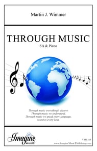 Through Music SA choral sheet music cover Thumbnail